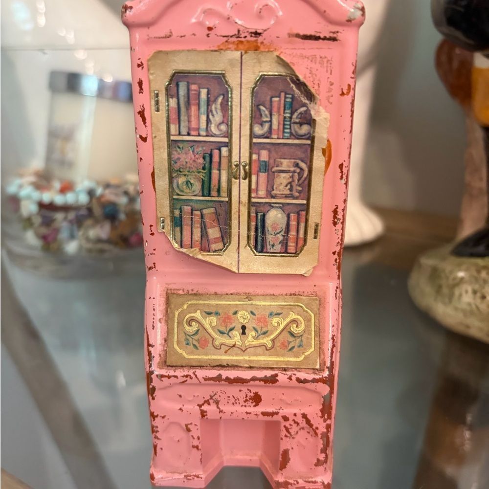 Vintage Avon Pink Moonwind Bath Oil bottle.